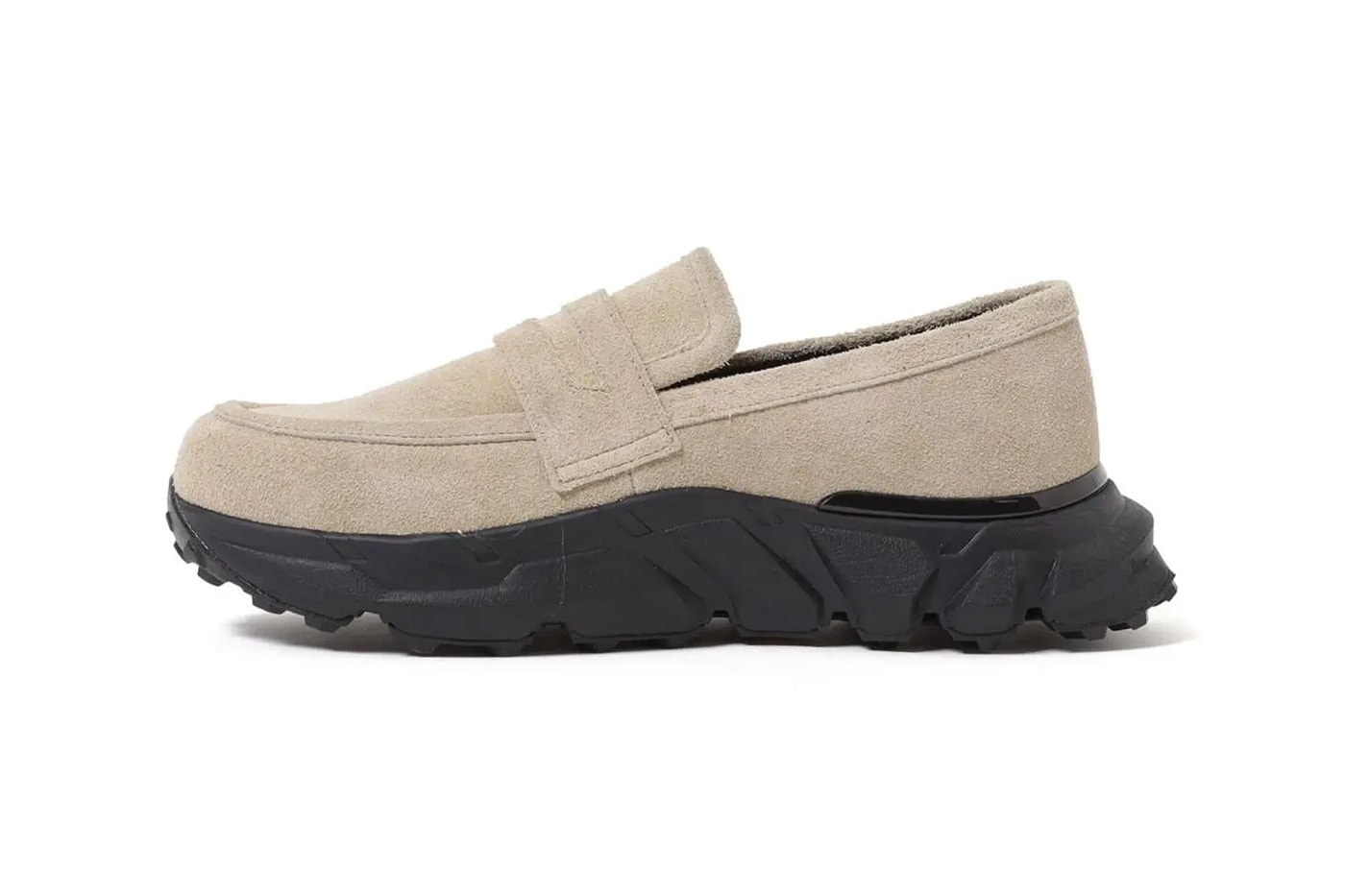 BEAMS Suede Sneaker Loafer Beige Black 11-32-0908-986 Release Info