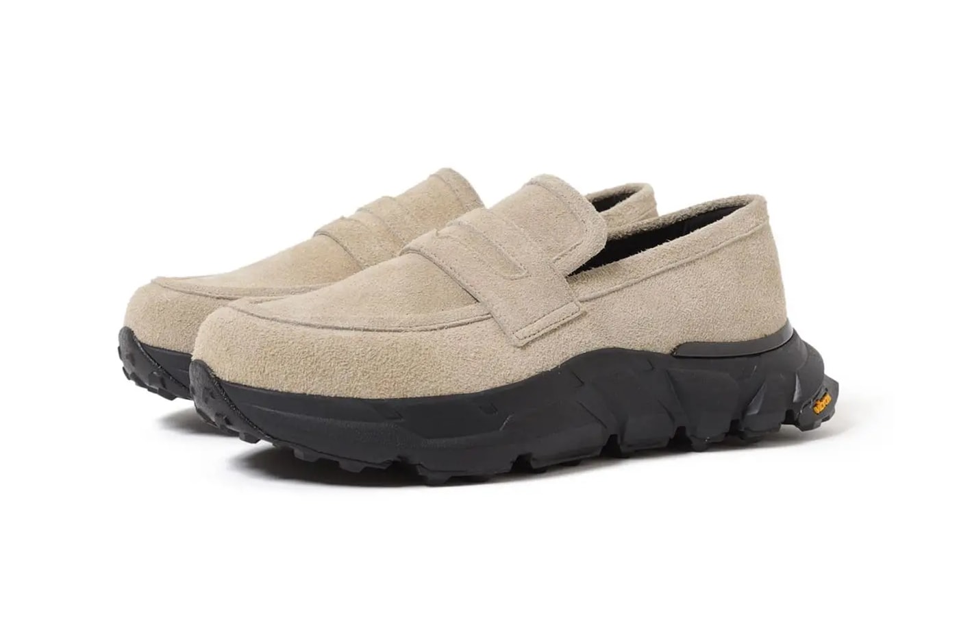 BEAMS Suede Sneaker Loafer Beige Black 11-32-0908-986 Release Info