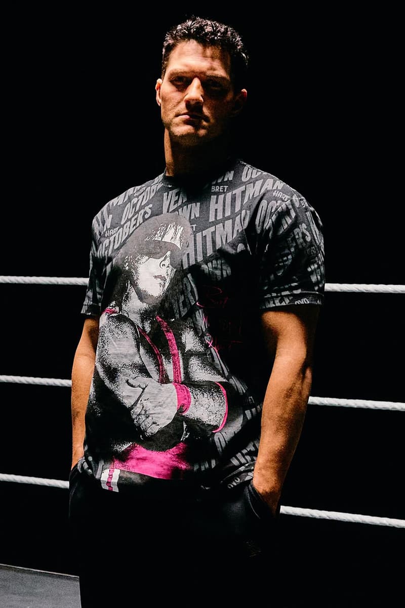 Drake's OVO x WWE Collaboration Capsule The Undertaker "Excellence of Execution," Bret “The Hitman” Hart, The Iron Sheik
