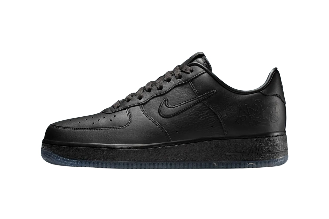 Nike Air Force 1 Low NYKE Black IO9792-001 Release Info Def Jam Fight for NY