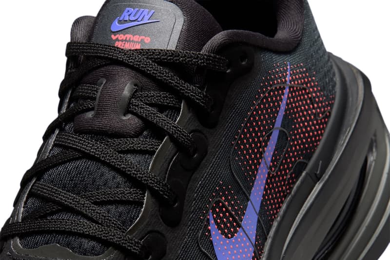Nike Vomero Premium “Black/Sapphire” Black/Hot Lava-Anthracite-Sapphire HM5973-002 Release Info