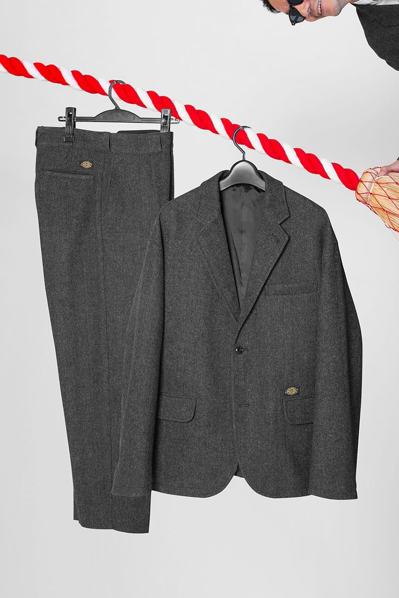 大人気激安通販 TRIPSTER Dickies ヘリンボーン スラックス グレー L