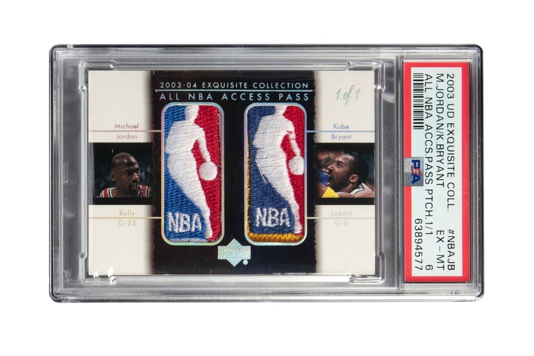 Kobe Bryant and Michael Jordan Dual Logoman Card Sells for $3.17M USD