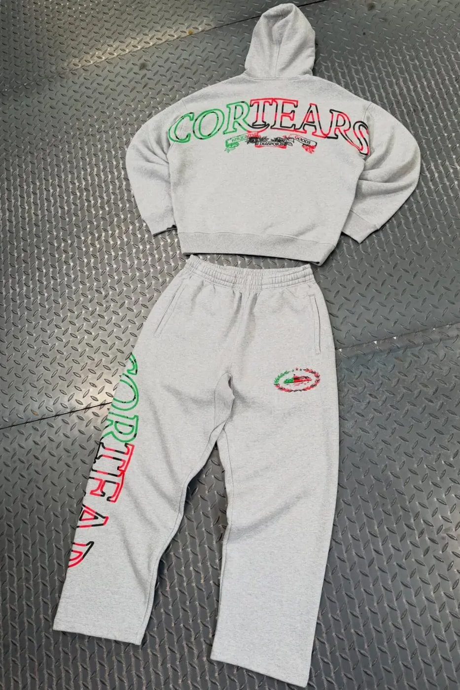 Corteiz and Denim Tears Unveil Christmas Day Capsule sweatpants alcatraz collaboration release info