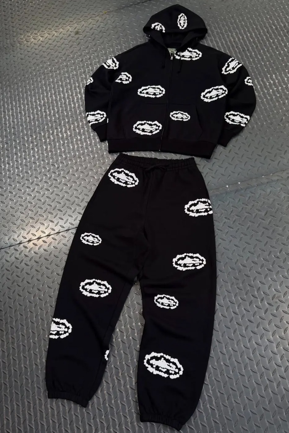 Corteiz and Denim Tears Unveil Christmas Day Capsule sweatpants alcatraz collaboration release info