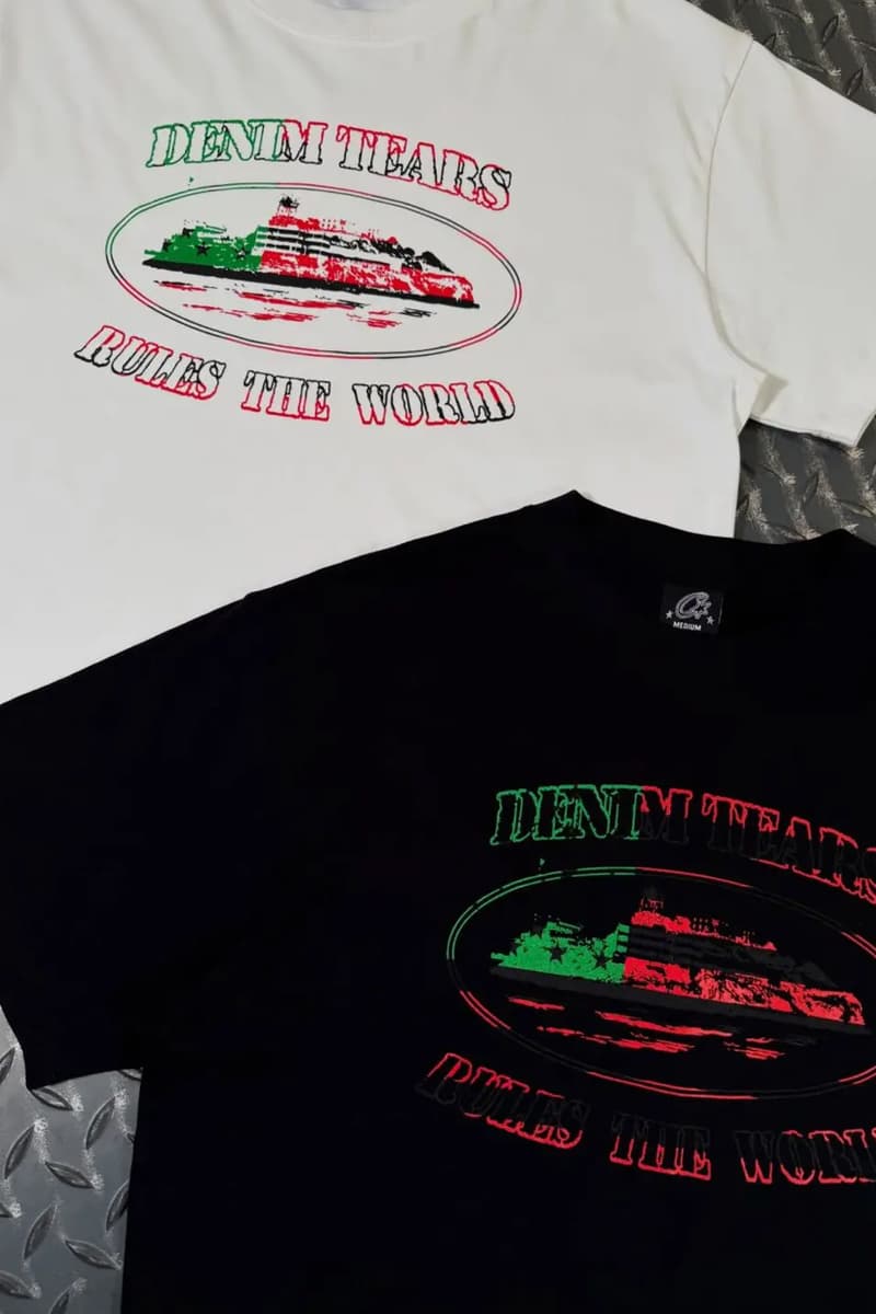 Corteiz and Denim Tears Unveil Christmas Day Capsule sweatpants alcatraz collaboration release info