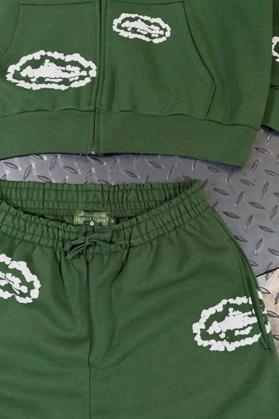 Corteiz and Denim Tears Unveil Christmas Day Capsule sweatpants alcatraz collaboration release info