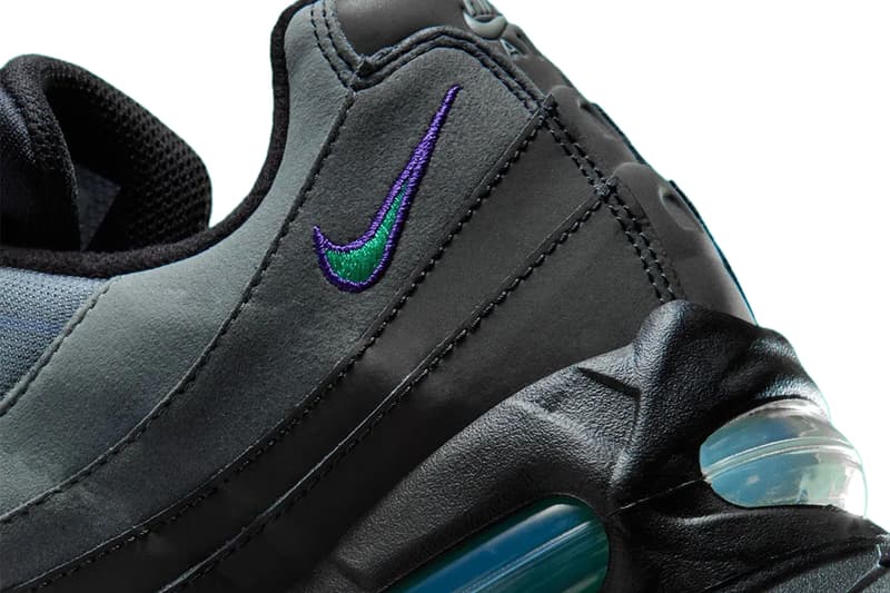 Nike Air Max 95 OG Big Bubble Black Grape Black Iron Grey Court Purple Dusty Cactus IQ7601-010 Release Info
