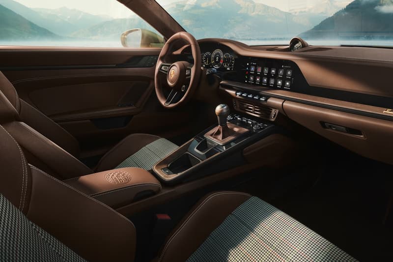 The 911 GT3 90 F. A. Porsche Celebrates 90 Years of Legacy limited to 90 units porsche 90 years F. A. Greenmetallic paint, walnut gear knob