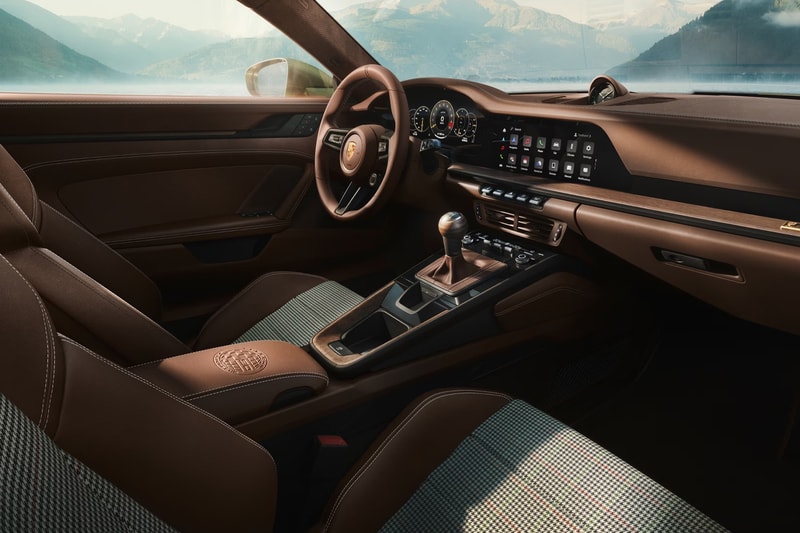 The 911 GT3 90 F. A. Porsche Celebrates 90 Years of Legacy limited to 90 units porsche 90 years F. A. Greenmetallic paint, walnut gear knob