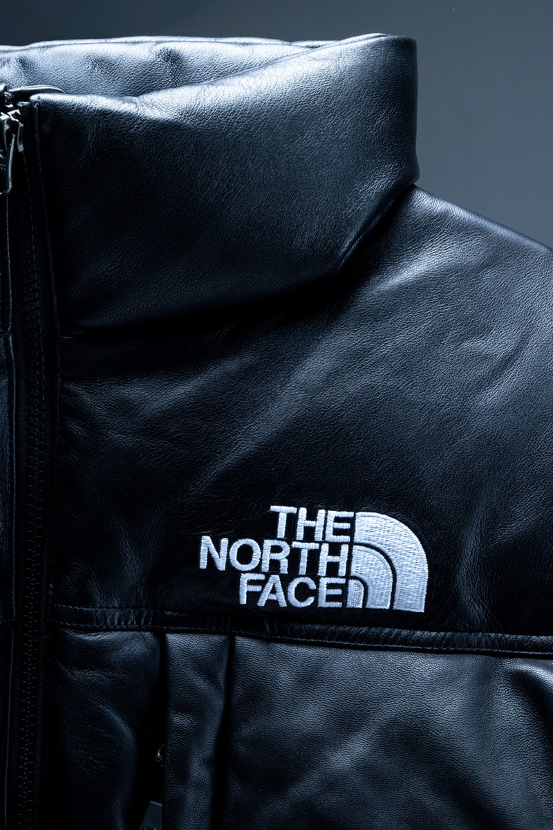 The North Face Leather Pack Collection SSENSE Summit Jacket Insulated Hoodie Leather 