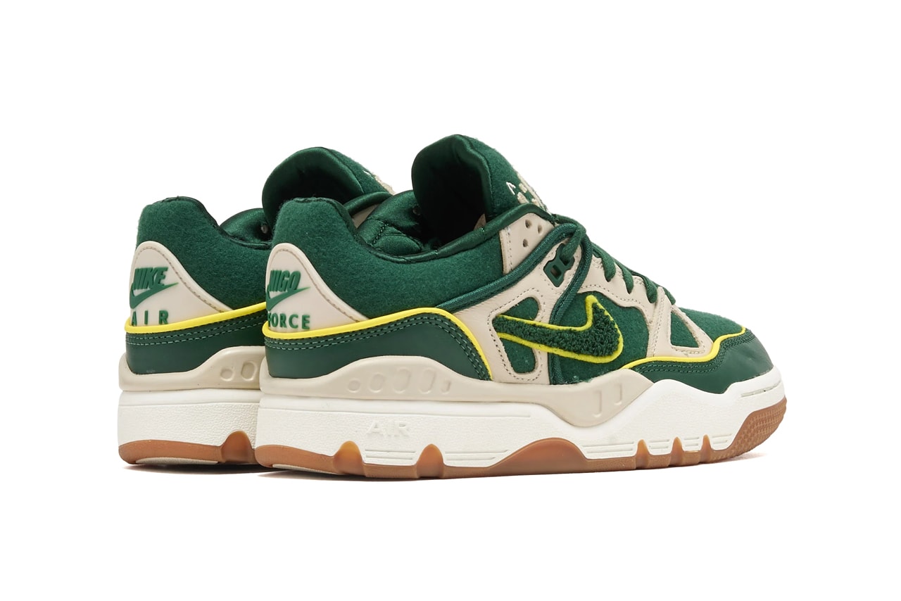 NIGO Nike Air Force 3 Low College Pack HV5032-300 HV5032-400 Release Info Forest Green Midnight Navy date store list buying guide photos price Pendleton