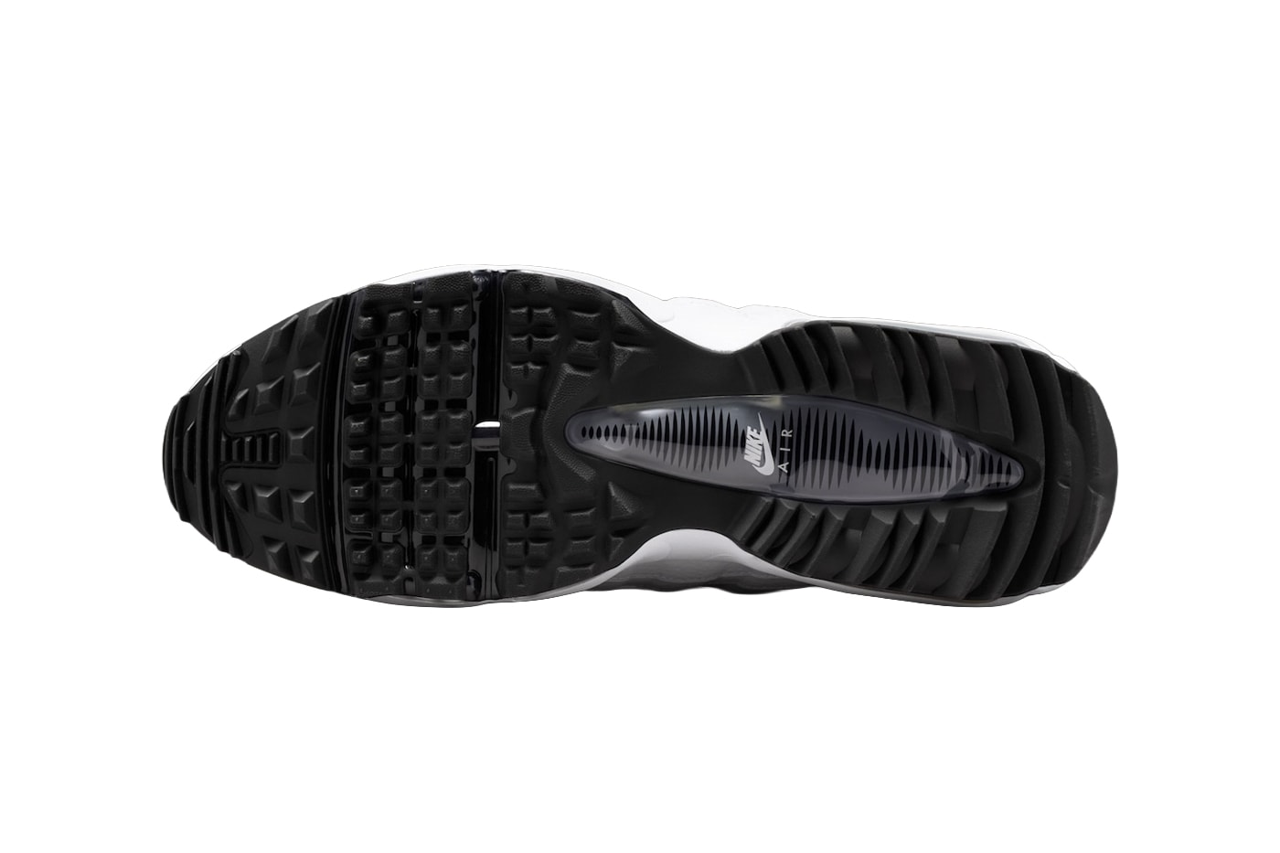 Official Look at the Nike Air Max 95 Golf “White/Light Graphite” HV4696-100 White/Light Graphite-Black
