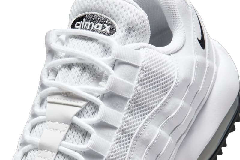 Official Look at the Nike Air Max 95 Golf “White/Light Graphite” HV4696-100 White/Light Graphite-Black