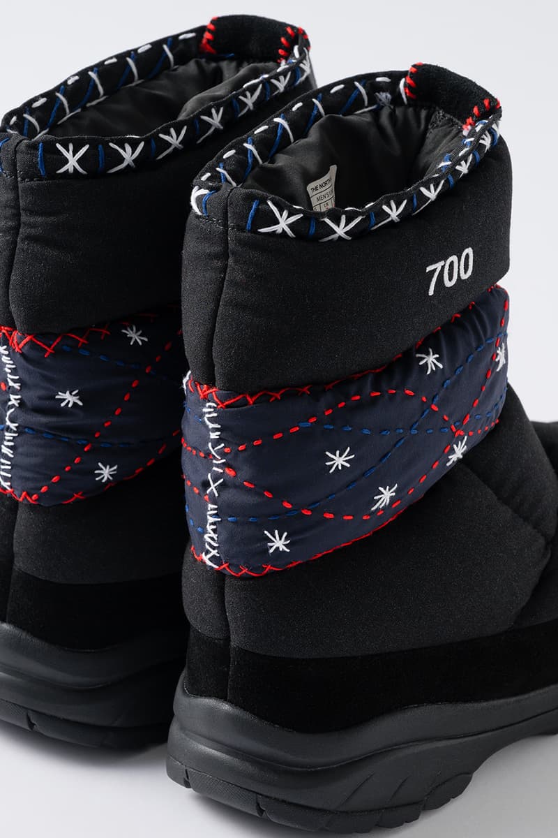 The North Face Japan x SASHIKO GALS Redefine the Nuptse jacket apparel boots t-shirts collaboration release info