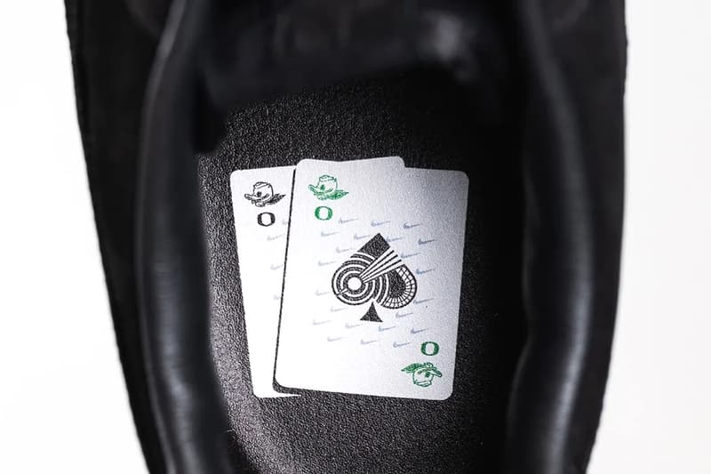 Oregon Ducks Unveil Exclusive Nike Air Force 1 "Stealth Premium" PE football player exclusive swoosh af1 all-black