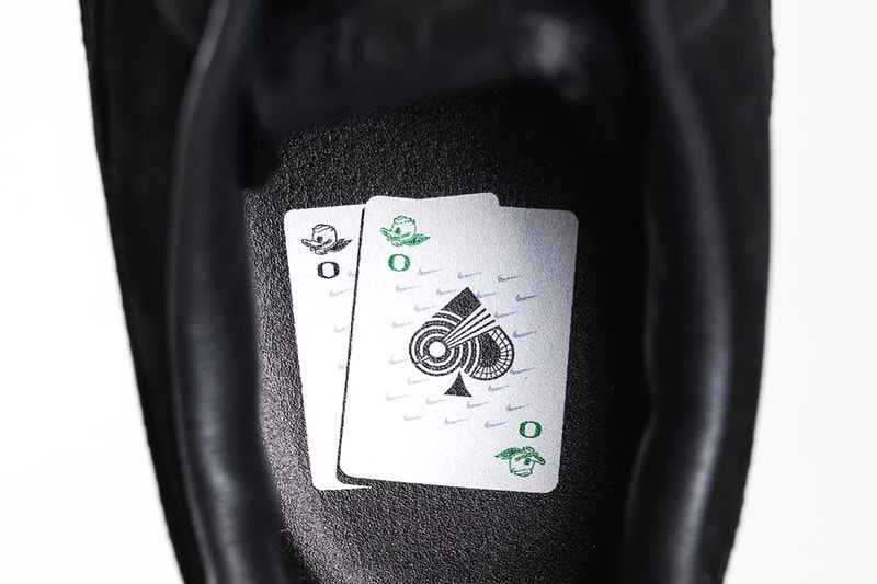 Oregon Ducks Unveil Exclusive Nike Air Force 1 "Stealth Premium" PE football player exclusive swoosh af1 all-black