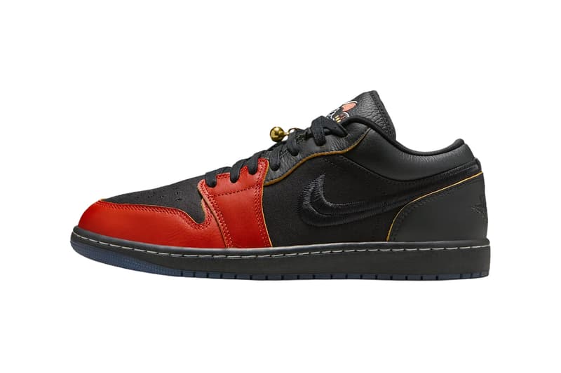 Air Jordan 1 Low Lucky Cat Black Dragon Red Black IQ3460-010 Release Info