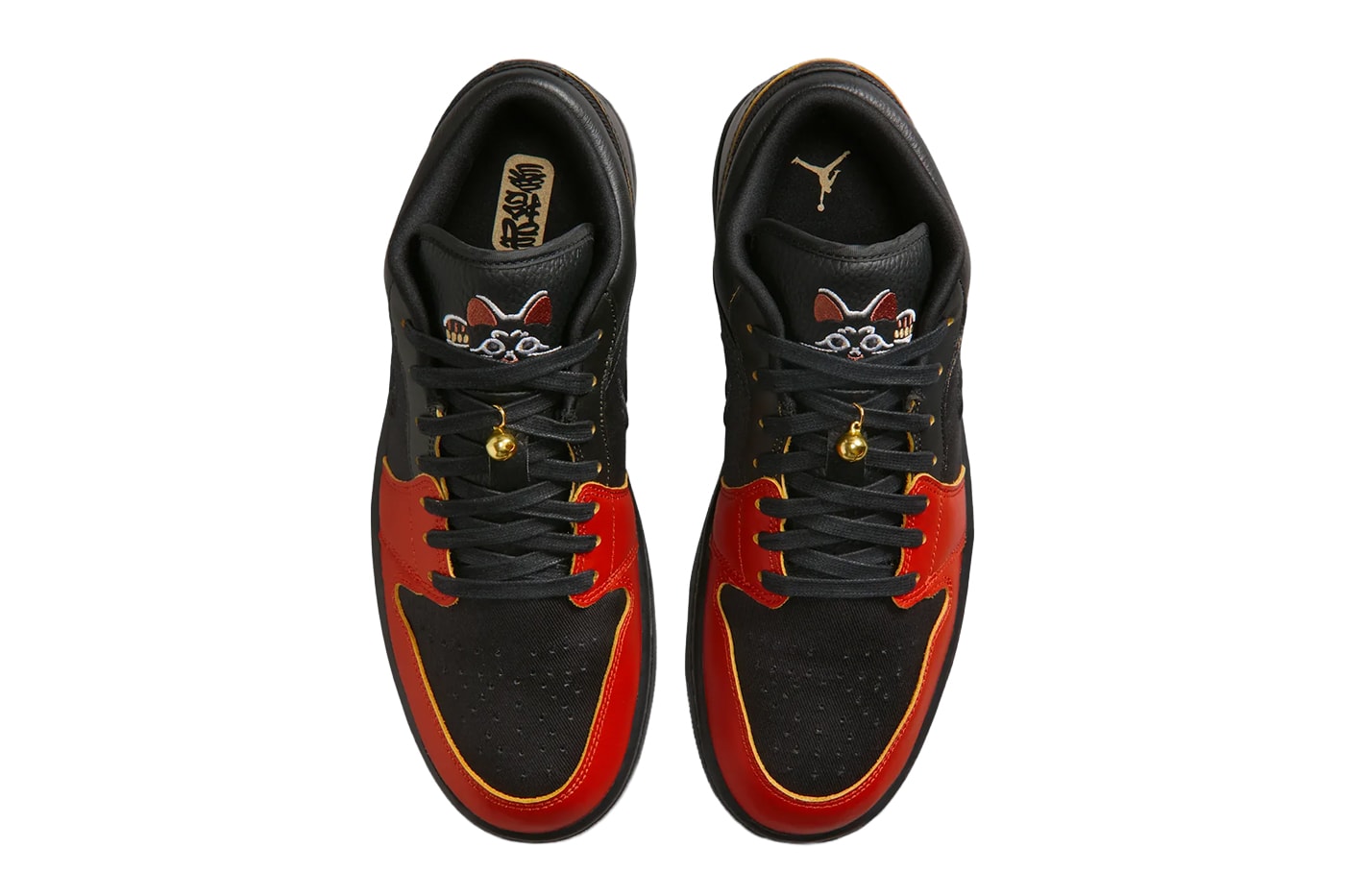 Air Jordan 1 Low Lucky Cat Black Dragon Red Black IQ3460-010 Release Info