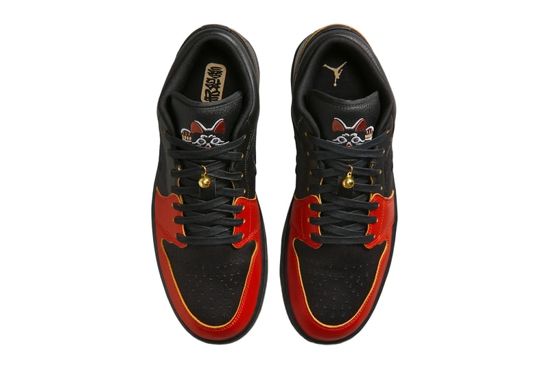 Air Jordan 1 Low Lucky Cat Black Dragon Red Black IQ3460-010 Release Info