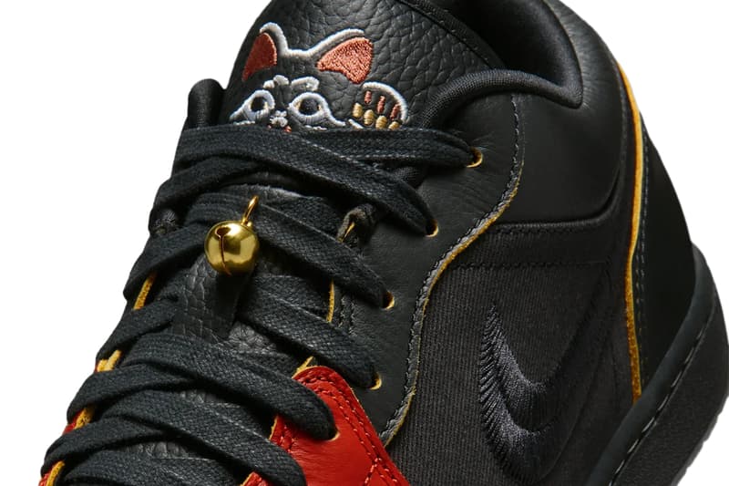 Air Jordan 1 Low Lucky Cat Black Dragon Red Black IQ3460-010 Release Info