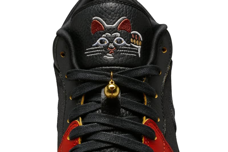 Air Jordan 1 Low Lucky Cat Black Dragon Red Black IQ3460-010 Release Info