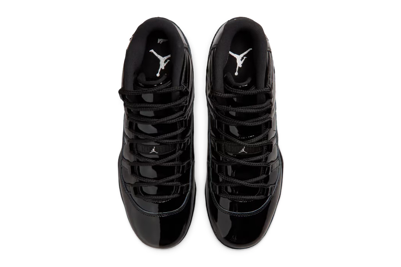 Air Jordan 11 TD Cleats Receives "Black Patent" Iteration HM7324-001 Black/Anthracite-Metallic Silver football jordan brand triple black