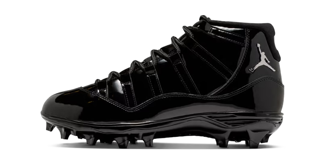 Air Jordan 11 TD Cleats Receives "Black Patent" Iteration