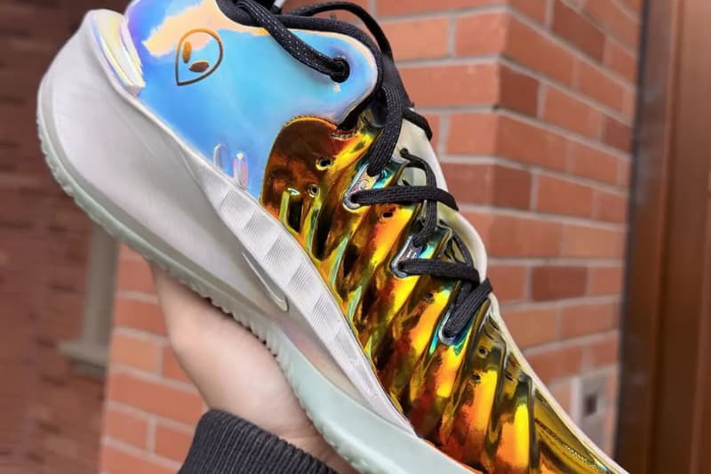 First Look at the Victor Wembanyama x Nike GT Cut 4 "All-Star" IB6729-910 Multi-Color/Black-Metallic Platinum-Glacier Blue-Bleached Lilac release info