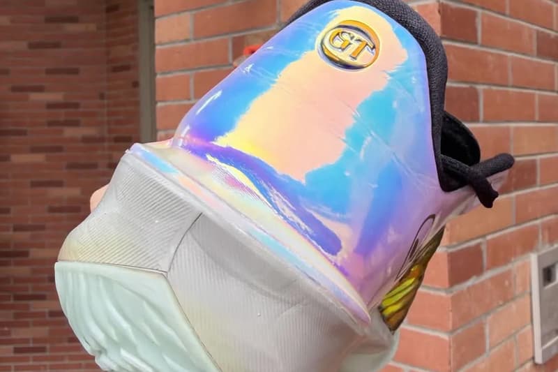 First Look at the Victor Wembanyama x Nike GT Cut 4 "All-Star" IB6729-910 Multi-Color/Black-Metallic Platinum-Glacier Blue-Bleached Lilac release info