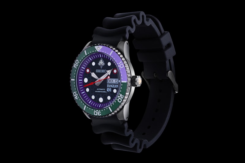 'Evangelion' Seiko C038 EVA-01 Diver's Watch Limited Edition A3029403 Release Info Neon Genesis Evangelion Hideaki Anno 