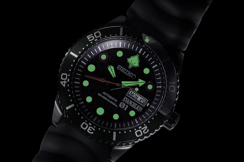 'Evangelion' Seiko C038 EVA-01 Diver's Watch Limited Edition A3029403 Release Info Neon Genesis Evangelion Hideaki Anno 