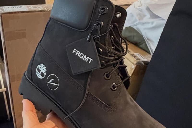 Hiroshi Fujiwara Teases Upcoming fragment design x Timberland Collaboration 6-inch boots black tan 