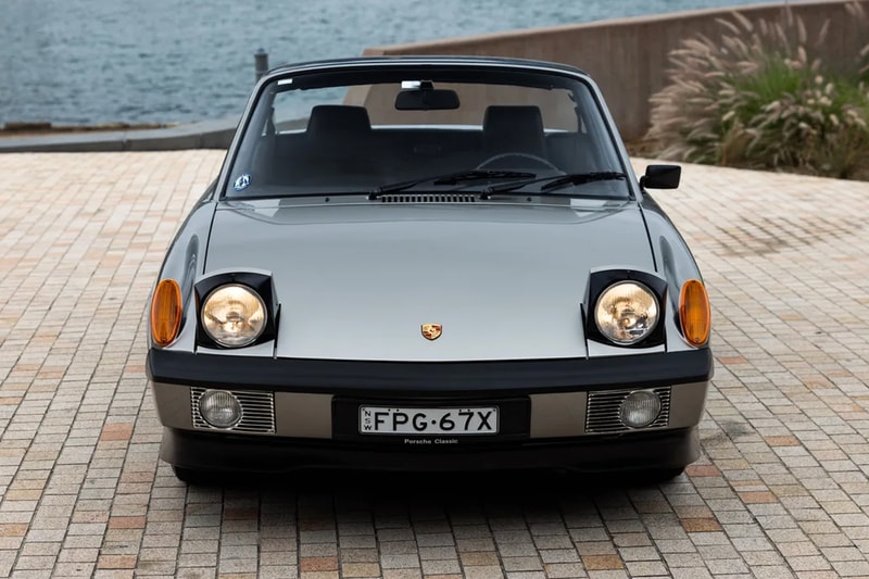 Ultra-Rare Factory-Restored 1970 Porsche 914 Targa in Liquid Silver Is up for Auction 