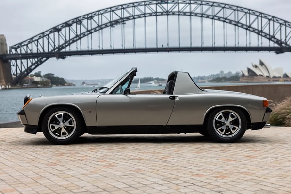 Ultra-Rare Factory-Restored 1970 Porsche 914 Targa in Liquid Silver Is up for Auction 