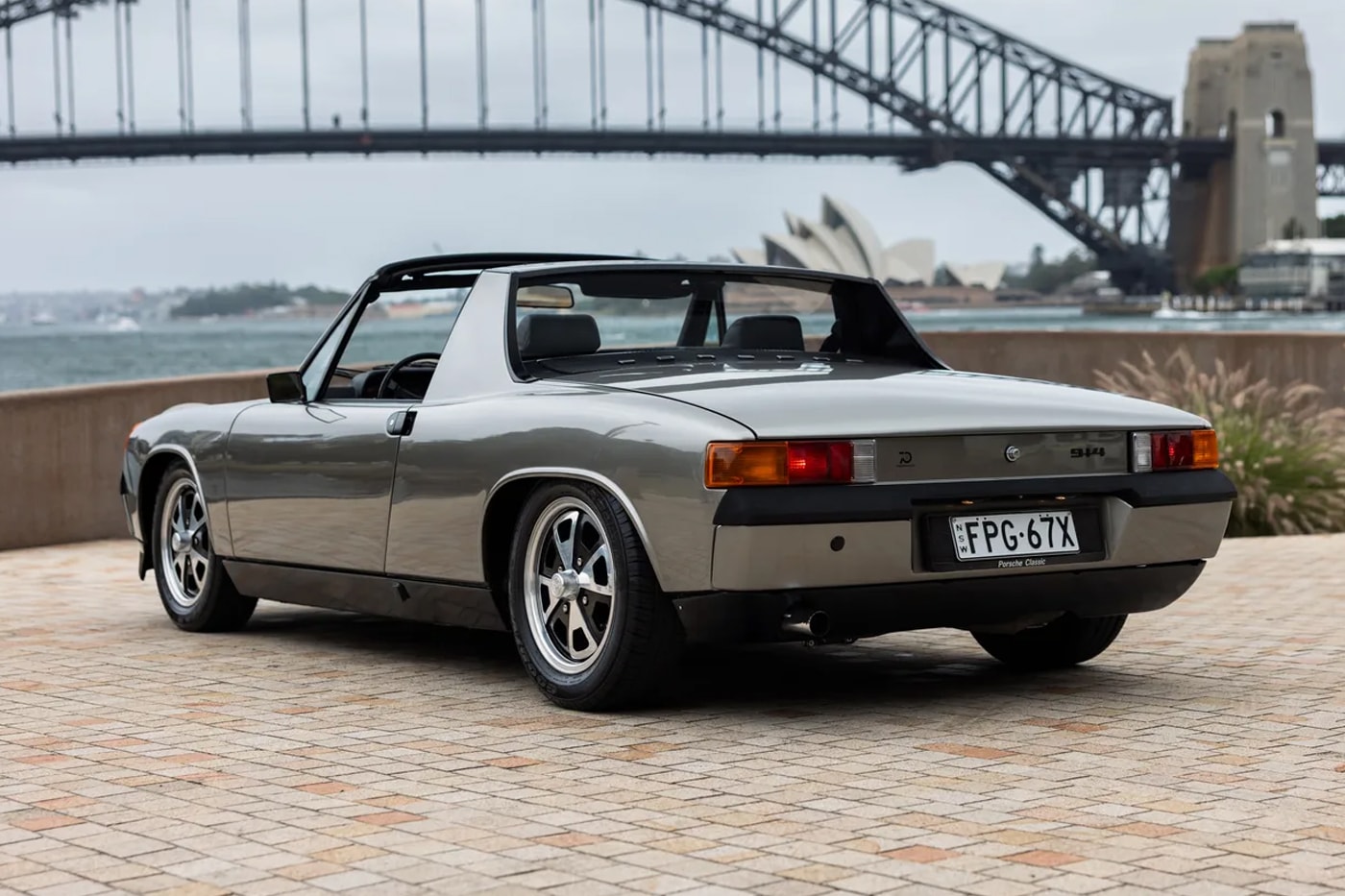 Ultra-Rare Factory-Restored 1970 Porsche 914 Targa in Liquid Silver Is up for Auction 
