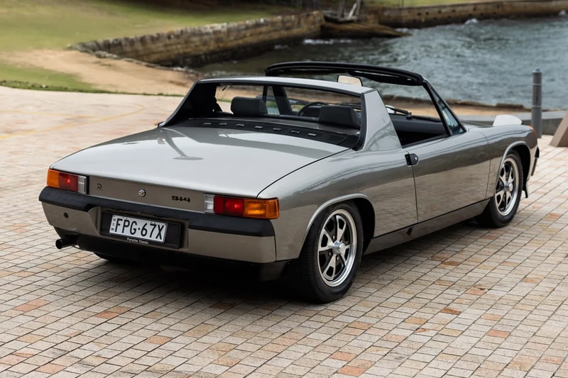 Ultra-Rare Factory-Restored 1970 Porsche 914 Targa in Liquid Silver Is up for Auction 