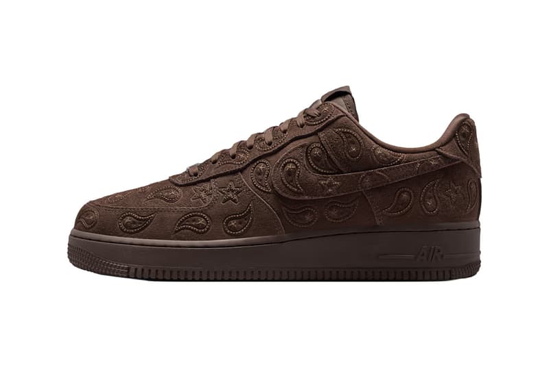 Nike Air Force 1 Low Paisley Baroque Brown IU2363-200 Release Info