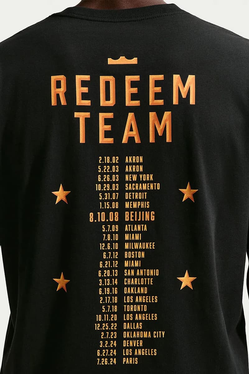 Nike LeBron 23 Graphic T-Shirt Collection Release Info LeBron James 41st birthday