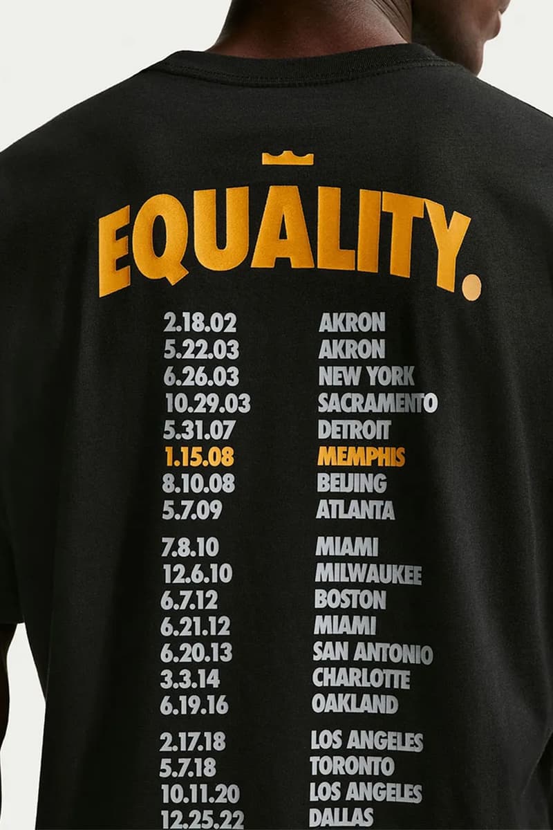 Nike LeBron 23 Graphic T-Shirt Collection Release Info LeBron James 41st birthday