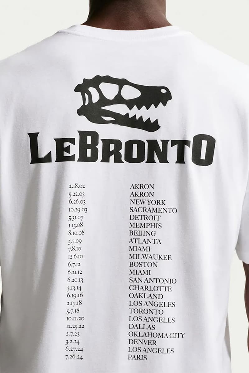 Nike LeBron 23 Graphic T-Shirt Collection Release Info LeBron James 41st birthday