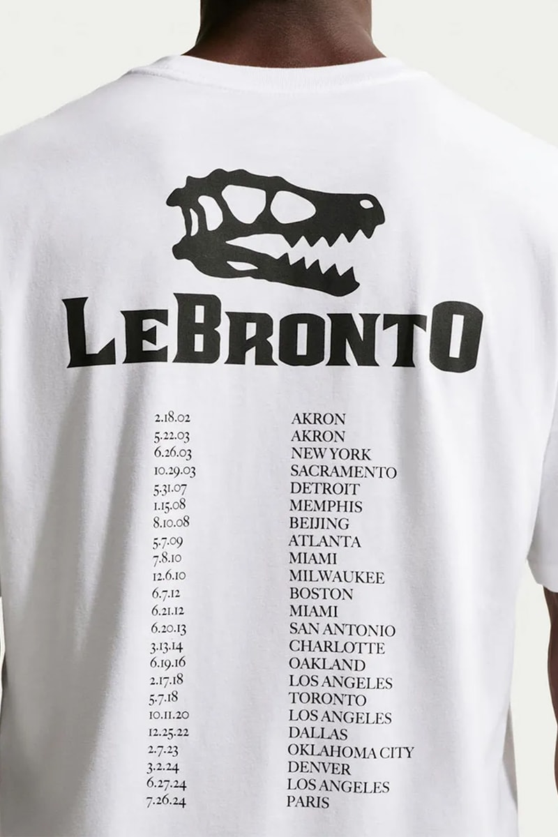 Nike LeBron 23 Graphic T-Shirt Collection Release Info LeBron James 41st birthday