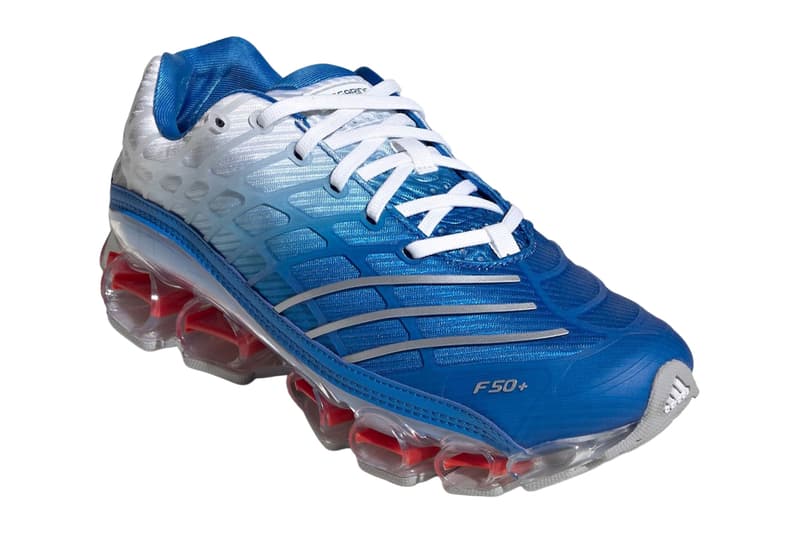 adidas Megaride F50 Bluebird Blue Bird Silver Metallic Cloud White JR4632 Release Info