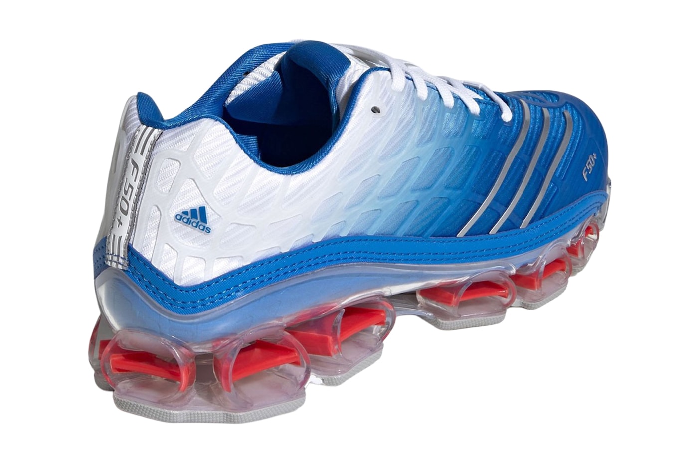 adidas Megaride F50 Bluebird Blue Bird Silver Metallic Cloud White JR4632 Release Info