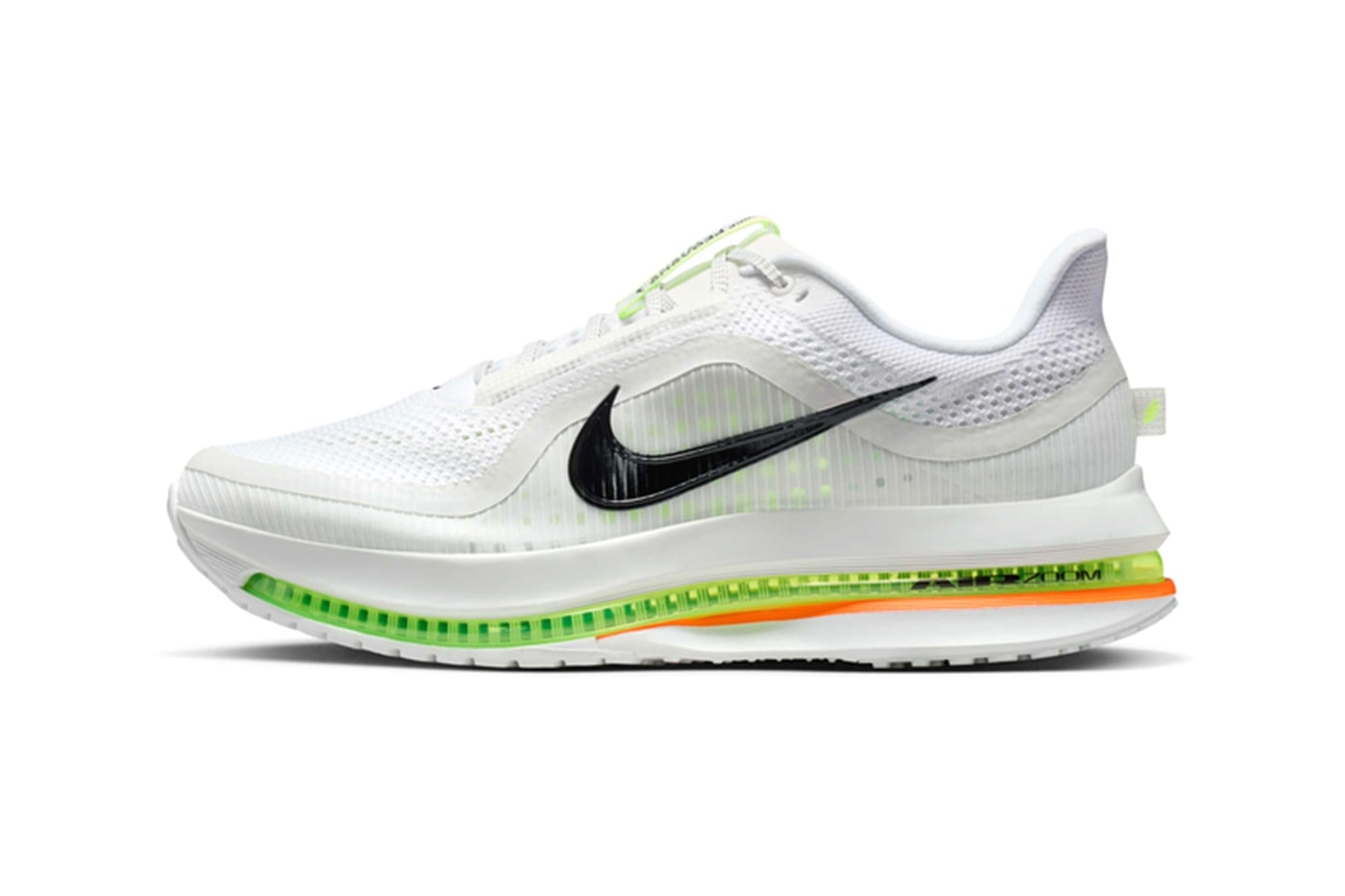 Nike Pegasus Premium Miami Hurricanes White Off-White Volt Black HQ2592-105 Release Info