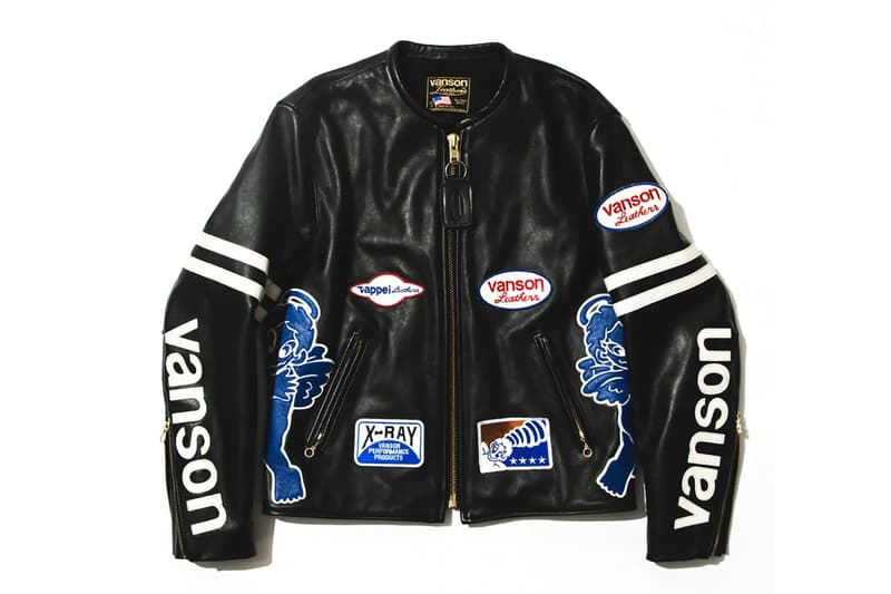 Vanson Leathers TAPPEI BEAMS FUTURE ARCHIVE Apparel Collaboration Collection Release Info