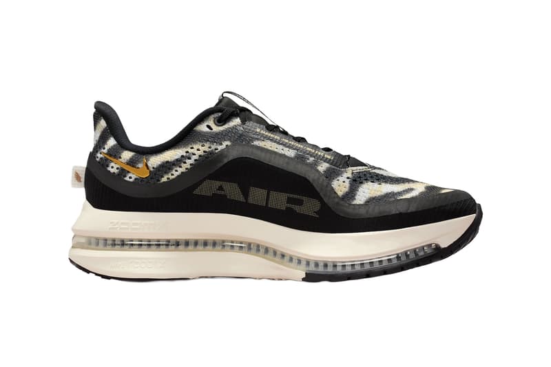 Nike Pegasus Premium Zebra Black Phantom Dark Hazel Metallic Gold IQ0368-010 Release Info