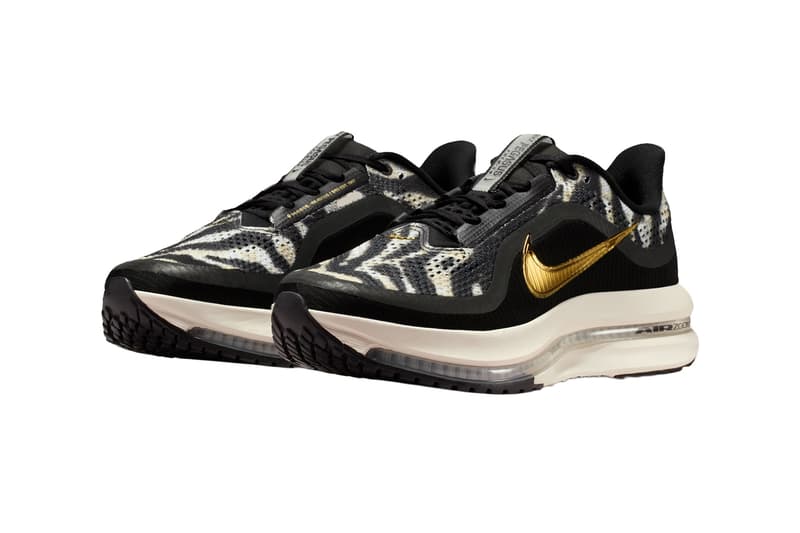 Nike Pegasus Premium Zebra Black Phantom Dark Hazel Metallic Gold IQ0368-010 Release Info