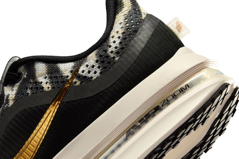 Nike Pegasus Premium Zebra Black Phantom Dark Hazel Metallic Gold IQ0368-010 Release Info