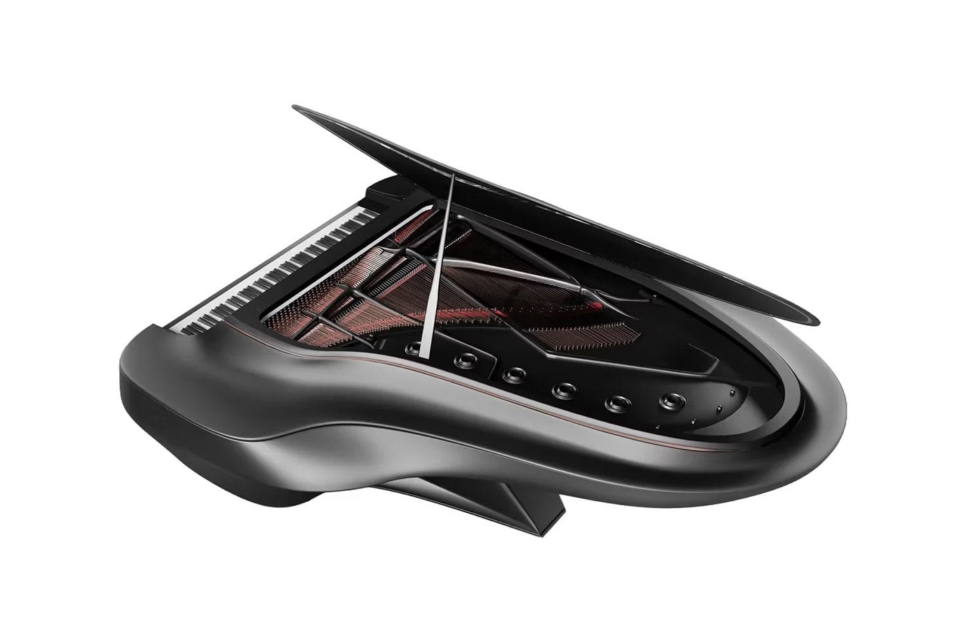 Mohammad Limucci Redefines the Porochista Piano Through the Hypercar Lens futurism